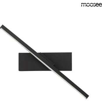 Nástěnné svítidlo Nástěnné svítidlo Moosee černé, integrovaný LED zdroj 5 W