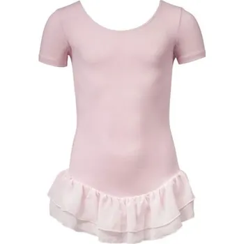 Dívčí oblečení Baletní trikot se sukýnkou PAPILLON DĚTSKÝ DRES SE SUKÝNKOU III 128 Růžová