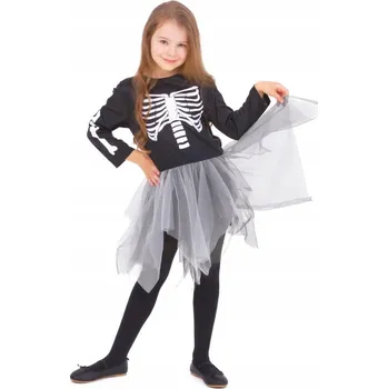 Karnevalový kostým Kostým Kostlivec PartyPal vel. 130-140