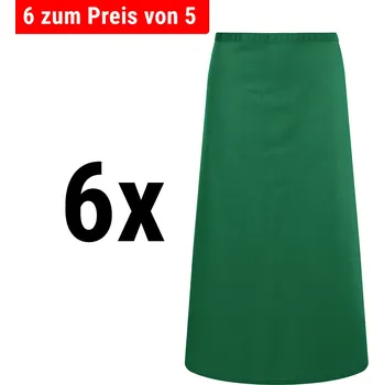 Jídelní stůl G.Gastro (6 pieces) KARLOWSKY | Basic Bistro Waist Apron – 100×75 cm - Forest Green