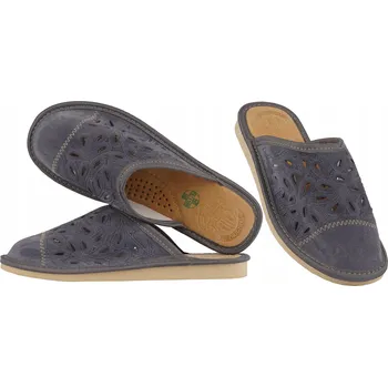 Pracovní oblečení Pantofle s uzavřenou špičkou, z přírodní semišové kůže, velikost 39