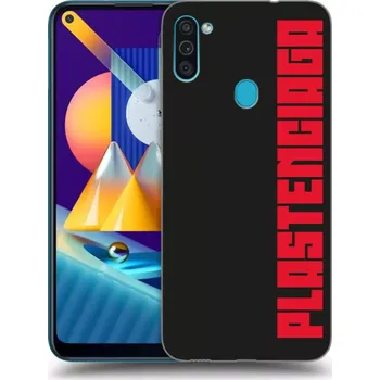 Pouzdro na mobilní telefon Picasee silikonový černý obal pro Samsung Galaxy M11 - Plastenciaga