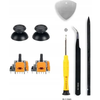 Hra pro PlayStation 2x analogový joystick HALL Dualsense PS5 + 2x lišta + sada PROGRAM+nářadí