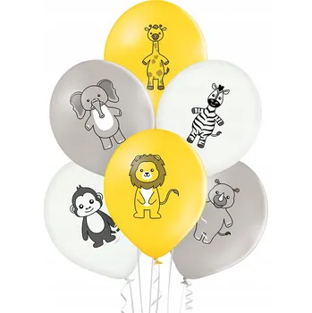Balónek Balónky Belbal Jungle Anima/Zvířata džungle 6 ks