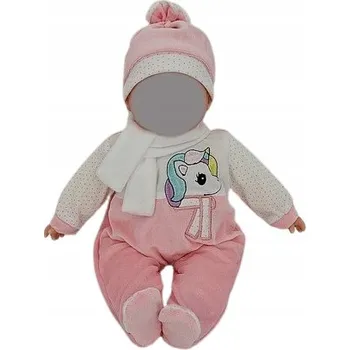 Doplněk pro panenku Oblečení s jednorožcem pro panenku miminko 35 cm