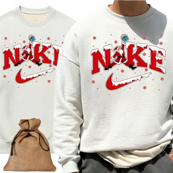 Pánská mikina Pánská vánoční mikina MIKINA Cicho Santa's DÁREK Grinch XL