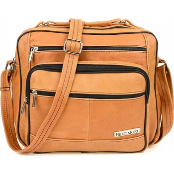 Podprsenka Beltimore sportovní taška z pravé kůže, bez vzoru