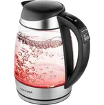 Rychlovarná konvice Concept RK4120, 1,7l, 2200 W, 5 teplot, černá/sklo