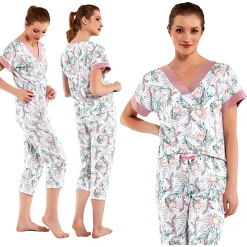 Dámské noční prádlo CORNETTE 815/254 Dámské pyžamo bavlněné - S