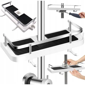 Koupelnový nábytek ZÁVĚSNÁ POLICE DO KOUPELNY POD SPRCHU ORGANIZE