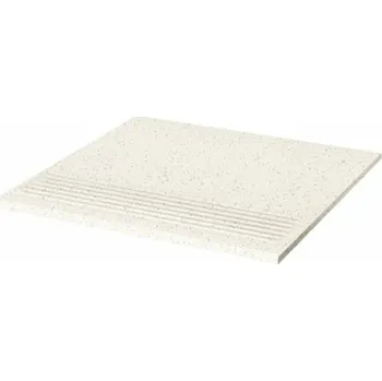 Dlažba Rako Taurus granit schodovka bílá 30x30 (TCA34060)
