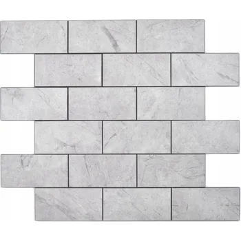 Obklad Mozaika WzorcowniaStudio 29 x 29,5 cm, odstíny šedé a stříbrné