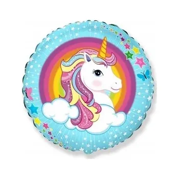 Balónek Fóliový balónek Flexmetal 401586 Jednorožec 48 cm