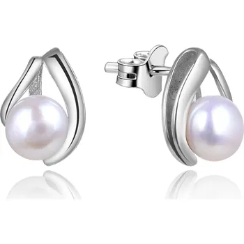Náušnice Stříbrné náušnice s pravými perlami TAGUP1665P Beneto