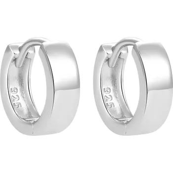 Náušnice Minimalistické stříbrné náušnice kruhy AGUC1854 Beneto