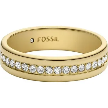 Prsten Pozlacený prsten s kubickými zirkony Archival JOF01035710 Fossil / Obvod: 54 mm - 54 mm