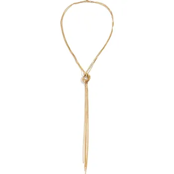 Náhrdelník Pozlacený řetízkový náhrdelník z oceli Troli