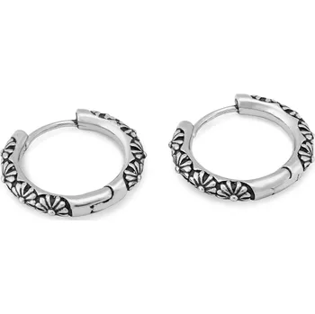 Náušnice Nadčasové ocelové kruhové náušnice Troli