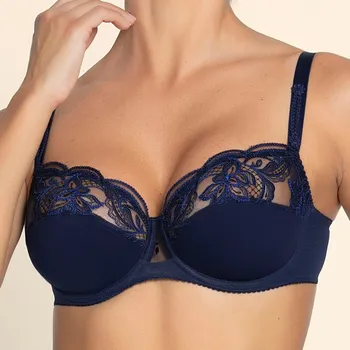 Podprsenka Lise Charmel - Eclat couture podprsenka vyšší 3/4 nevyztužená bleu night 85E BCJ3073