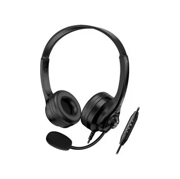 Sluchátka GENIUS sluchátka HS-235U, USB-A, 2.4m, černá