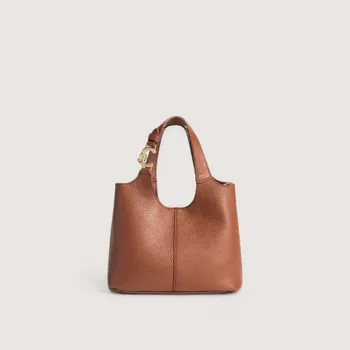 Kabelka COCCINELLE C-EASY KOŽENÁ KABELKA COGNAC AW25