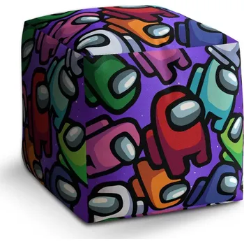 Taburet Sablio Taburet Cube AMONG US Levitující: 40x40x40 cm