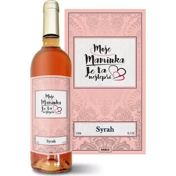 Víno Sablio Růžové víno Moje maminka je ta nejlepší: 0,75 l