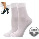 Dámské ponožky s bavlnou Cottonsocks 60 DEN - 39-42 / bílá