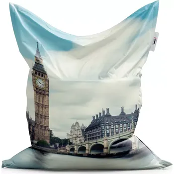 Sedací pytel Sablio Sedací vak Classic Londýn Bridge - 150x100 cm