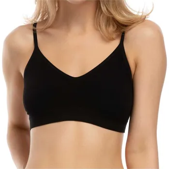 Podprsenka Měkká podprsenka braletka BAMBOO černá Julimex XL černá