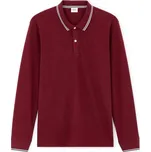 Pánské polotričko CELIO DECOLML S Vínová, Bílá