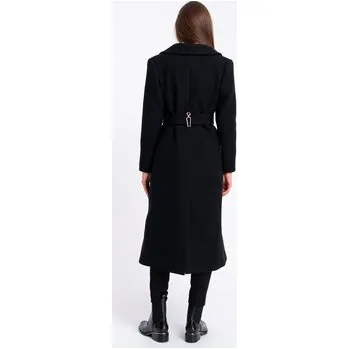 Dámský kabát CLICK Zimní kabát 70-0018 Černá Comfortable Fit 44