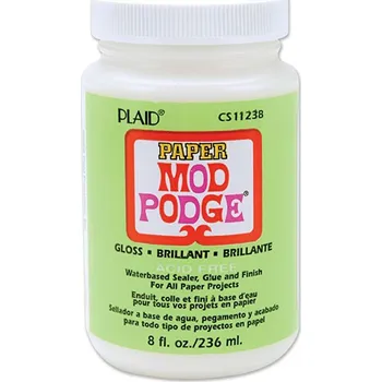 Průmyslové lepidlo Plaid Lepidlo a lak na vodní bázi Mod Podge Paper lesklý 236ml