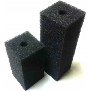 vodní filtr HOUBIČKA FILTRAČNÍ VLOŽKA KOSTKA DO FILTRU 15X10X10CM 45PPI HUSTÁ ČERNÁ