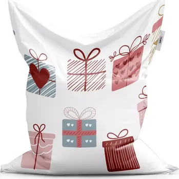 Sedací pytel Sablio Sedací vak Růžové dárečky - 150x100 cm