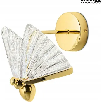 Nástěnné svítidlo Nástěnné svítidlo Moosee čiré, žluté s integrovaným LED zdrojem 7 W