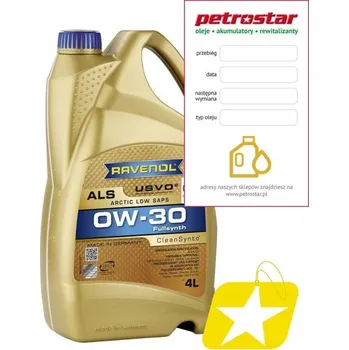 Motorový olej Motorový olej Ravenol 4 l 0W-30