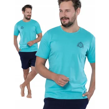 Pánské pyžamo M-Max pánské pyžamo Franek 1687 krátký rukáv, velikost XXL