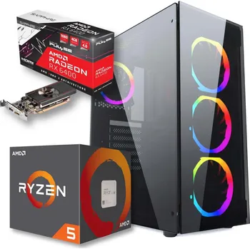 Stolní počítač Počítač Ryzen 5 4,2 GHz | RX 6400 4GB | 32GB RAM | 1TB SSD | Windows 11