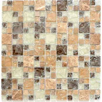 Obklad Mozaika WzorcowniaStudio 30,5 x 30,5 cm – odstíny hnědé a béžové