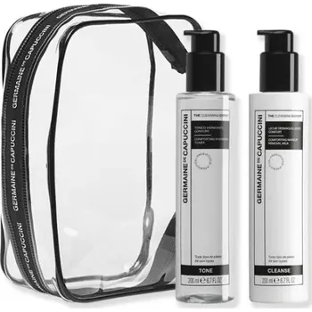 Germaine de Capuccini Cleansing Expert Set - Zklidňující hydratační tonikum 200 ml + čistící mléko 200 ml Dárková sada