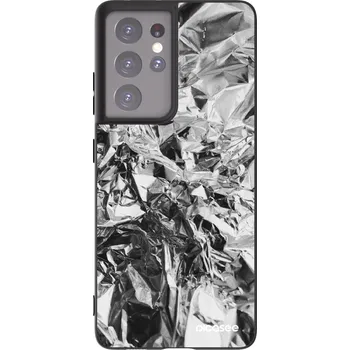 Pouzdro na mobilní telefon Picasee silikonový černý obal pro Samsung Galaxy S21 Ultra 5G G998B - Chrome