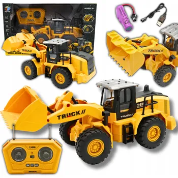 RC model auta VELKÝ KOPARKA ZDALNIE STEROWANA RC HRAČKA NA OVLADAČ SPYCHOVAČ AKUMULÁTOR