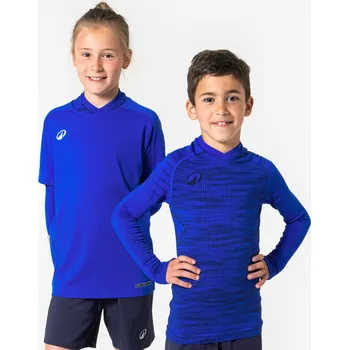 KIPSTA Dětské spodní termo triko s dlouhým rukávem bezešvé Keepdry 10 LET MODRÁ