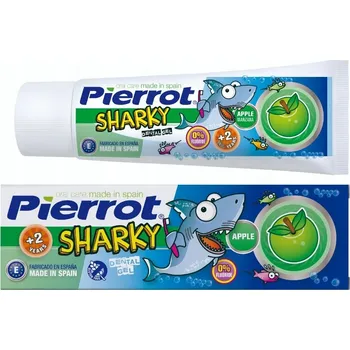 zubní pasta PIERROT SHARKY španělská zubní pasta pro děti od 2 let bez fluoru