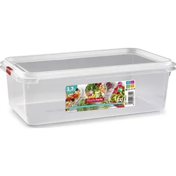 Dóza na potraviny box 3700ml FROST No.6 transparent 32,5x18x10,3