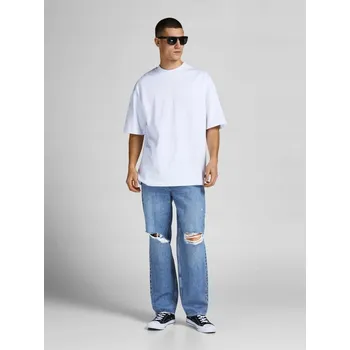 JACK&JONES MODRÉ DŽÍNY S DÍRAMI (34)