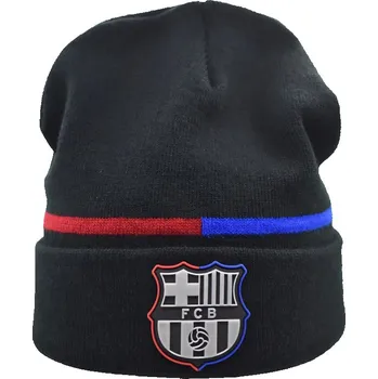 Čepice FC Barcelona Dětská zimní čepice FC Barcelona, černá
