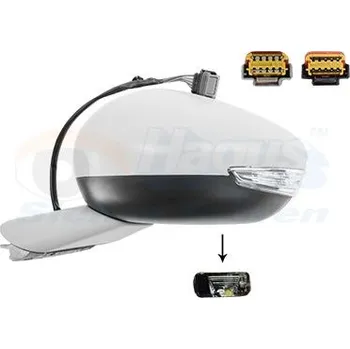 Auto zrcátko Vnější zpětné zrcátko VAN WEZEL 4082817