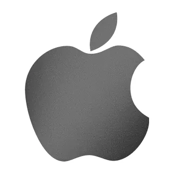 samolepka Apple - levá (41 - grafitová metalíza) SAMOLEPKA NA AUTO, NÁLEPKA, FÓLIE, POLEP, TUNING, VLASTNÍ TEXT, TISK, AUTOSAMOLEPKY.cz, POLEPY, OBRÁZEK, LOGO, 3D STICKERS